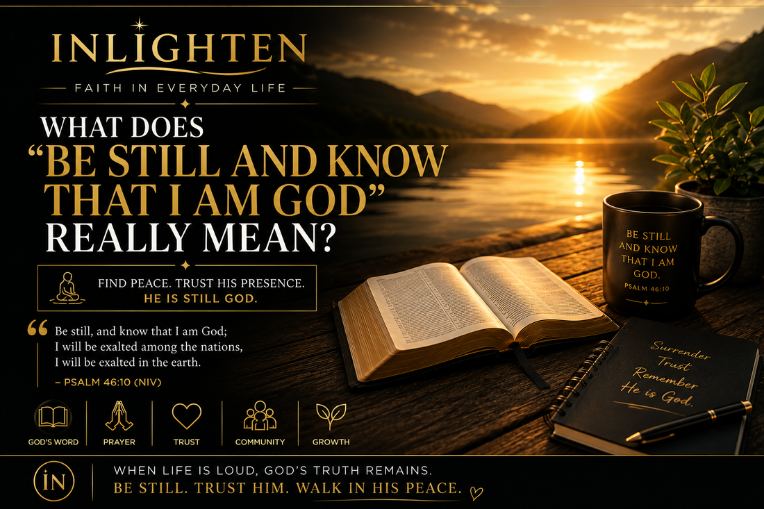 What Does “Be Still and Know That I Am God” Really Mean?